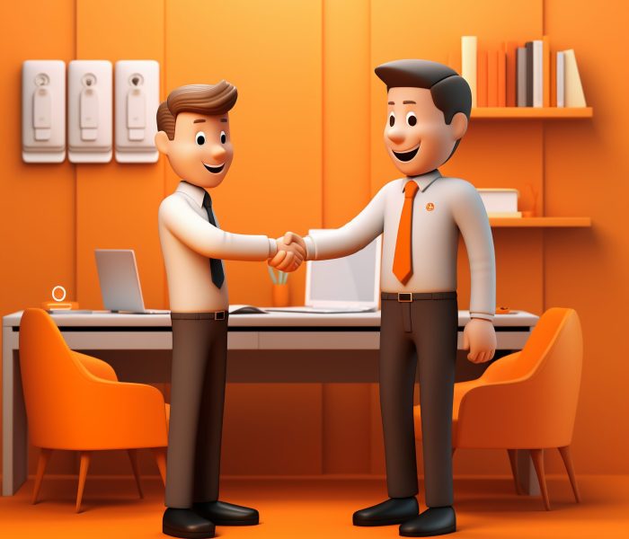 view-3d-businessmen-shaking-hands